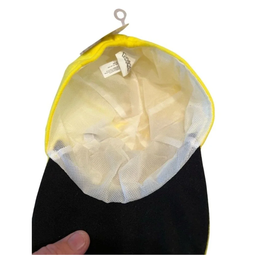 Pokémon Pikachu Youth Baseball Cap with 3D Ears Yellow Kid Hat cosplay Halloween